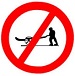 hand cart prohibited